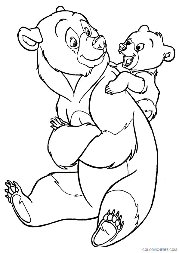 Grizzly Bear Coloring Sheets Animal Coloring Pages Printable 2021 2203 Coloring4free