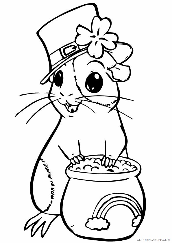 Guinea Pig Coloring Sheets Animal Coloring Pages Printable 2021 2216 Coloring4free