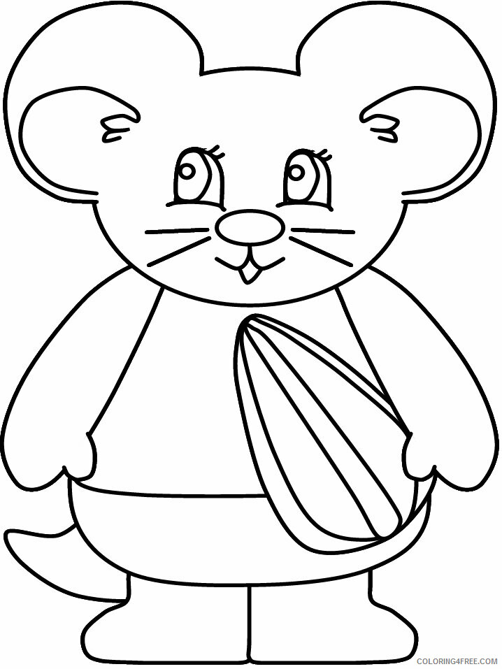 Hamster Coloring Pages Animal Printable Sheets 1 2021 2553 Coloring4free