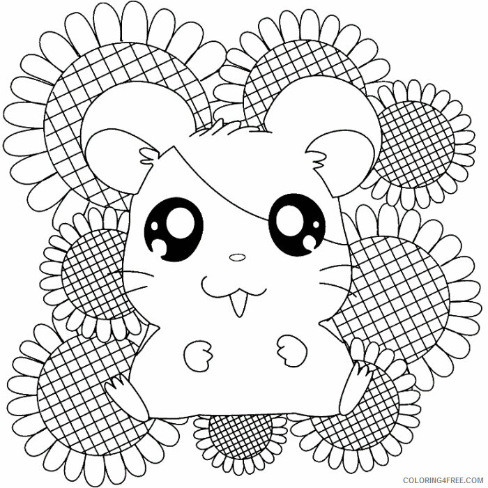 Hamster Coloring Sheets Animal Coloring Pages Printable 2021 2240 Coloring4free