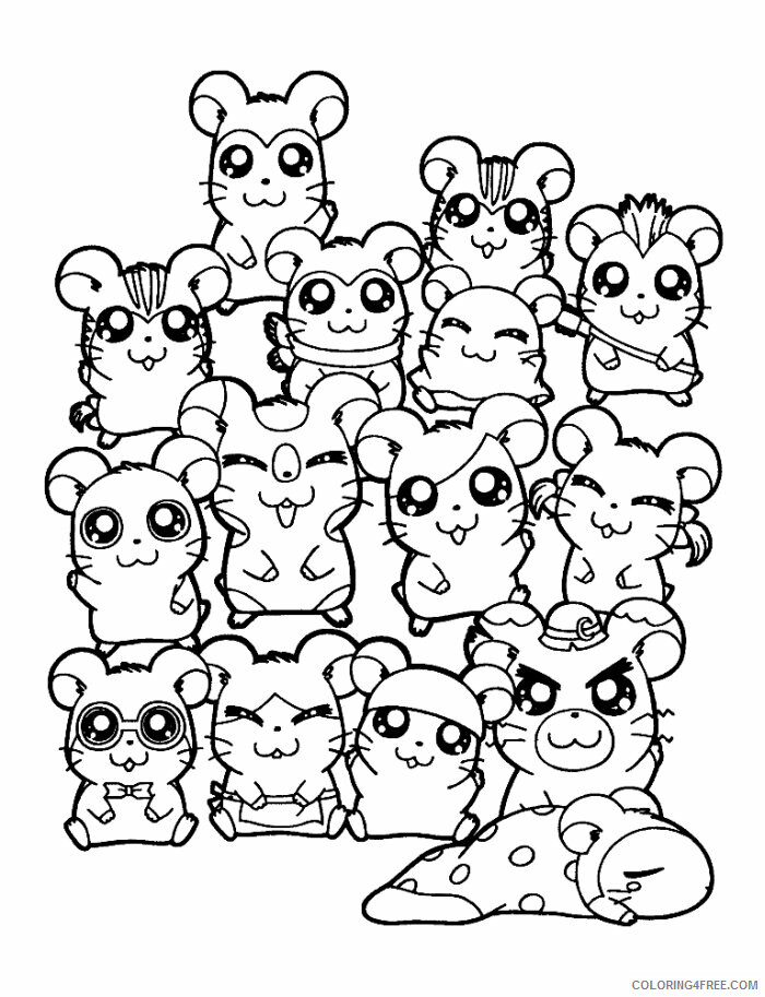 Hamster Coloring Sheets Animal Coloring Pages Printable 2021 2246 Coloring4free