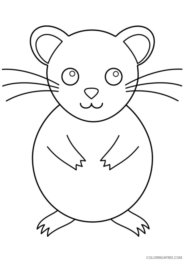 Hamster Coloring Sheets Animal Coloring Pages Printable 2021 2255 Coloring4free