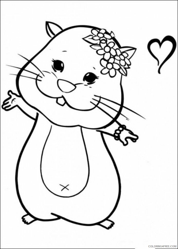 Hamster Coloring Sheets Animal Coloring Pages Printable 2021 2259 Coloring4free