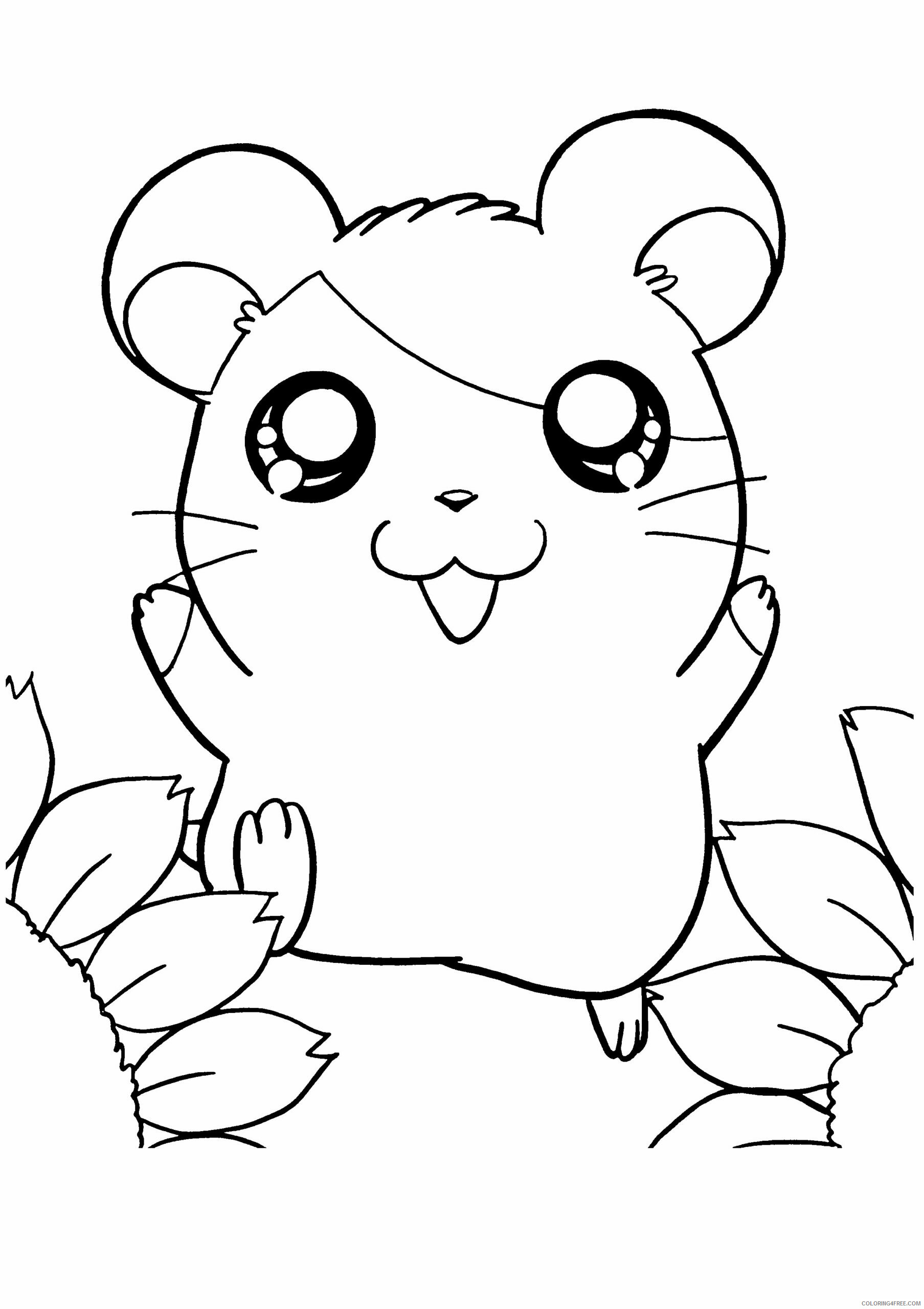 Hamster Coloring Sheets Animal Coloring Pages Printable 2021 2262 Coloring4free