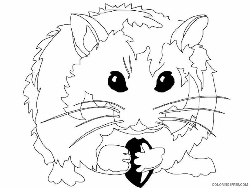 Hamster Coloring Sheets Animal Coloring Pages Printable 2021 2265 Coloring4free