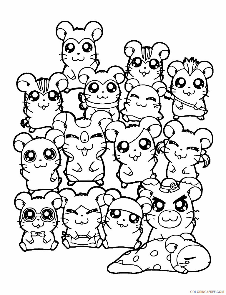 Hamster Coloring Sheets Animal Coloring Pages Printable 2021 2266 Coloring4free
