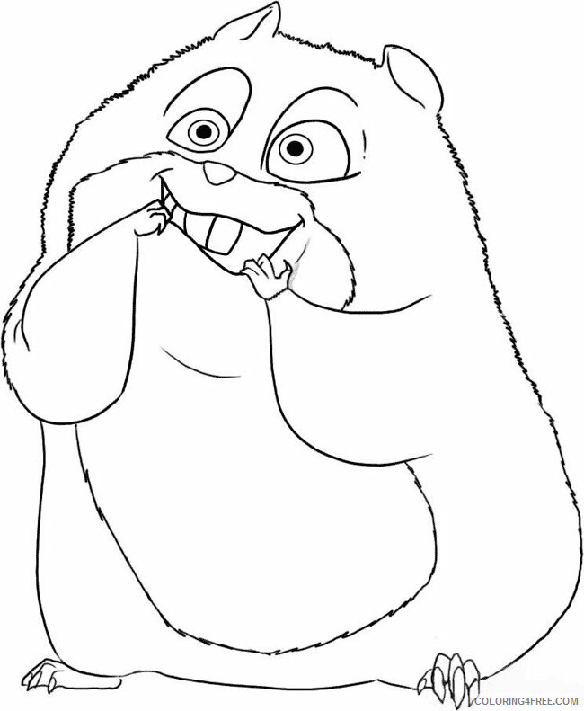 Hamster Coloring Sheets Animal Coloring Pages Printable 2021 2271 Coloring4free