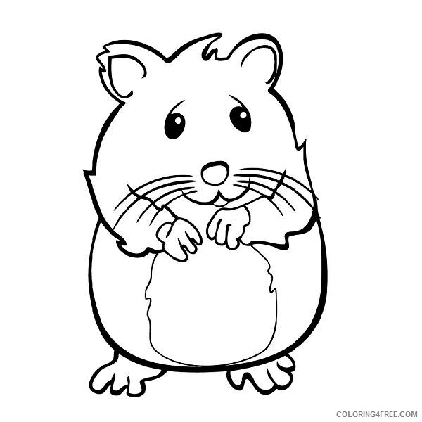 Hamster Coloring Sheets Animal Coloring Pages Printable 2021 2288 Coloring4free