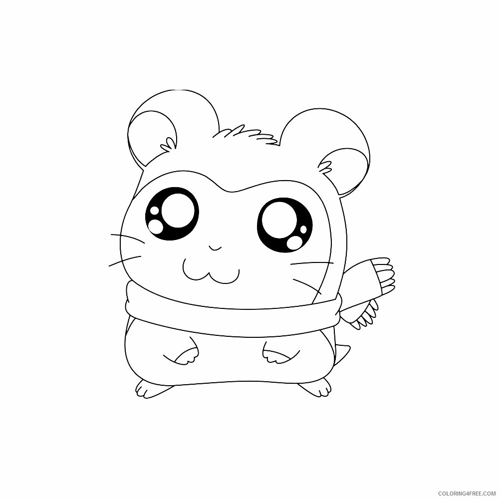 Hamster Coloring Sheets Animal Coloring Pages Printable 2021 2295 Coloring4free