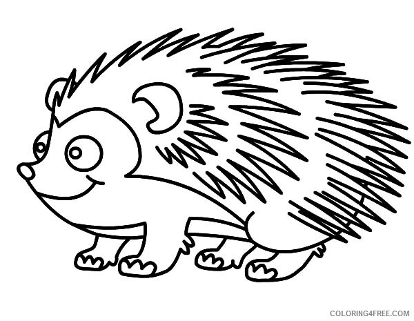 Hedgehog Coloring Pages Animal Printable Sheets Drawing Hedgehog 2021 2632 Coloring4free