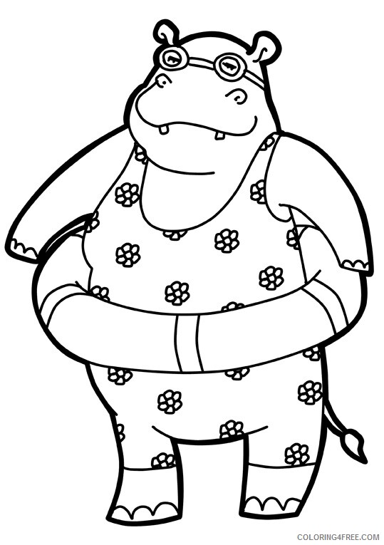 Hippo Coloring Sheets Animal Coloring Pages Printable 2021 2332 Coloring4free