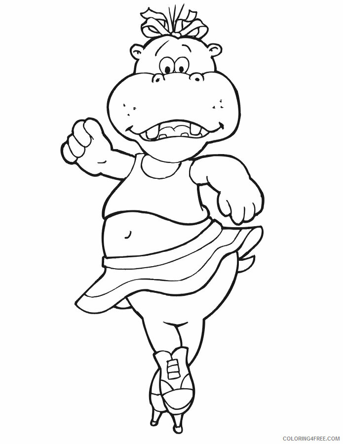 Hippo Coloring Sheets Animal Coloring Pages Printable 2021 2335 Coloring4free