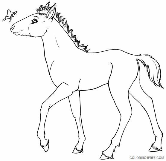 Horse Coloring Sheets Animal Coloring Pages Printable 2021 2370 Coloring4free