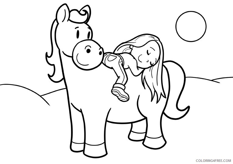 Horse Coloring Sheets Animal Coloring Pages Printable 2021 2371 Coloring4free