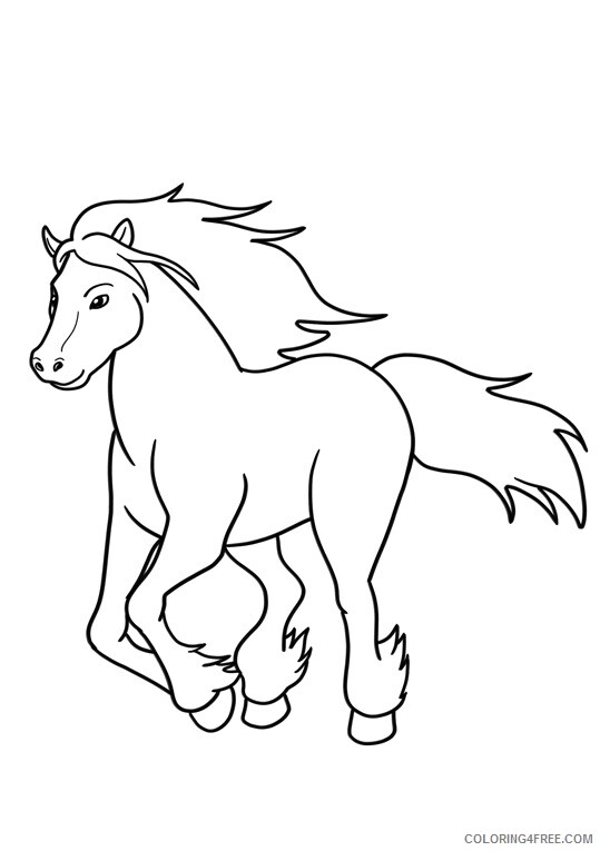 Horse Coloring Sheets Animal Coloring Pages Printable 2021 2374 Coloring4free