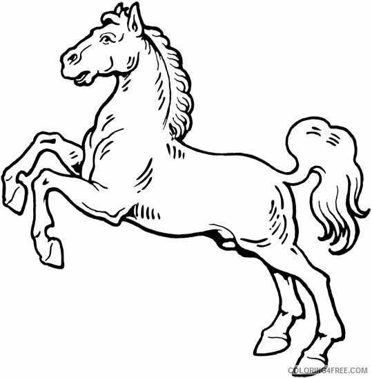 Horse Coloring Sheets Animal Coloring Pages Printable 2021 2382 Coloring4free