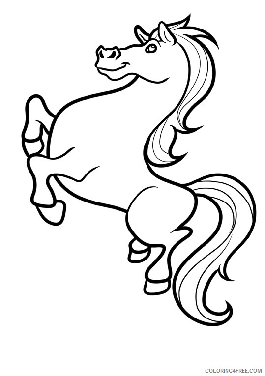 Horse Coloring Sheets Animal Coloring Pages Printable 2021 2393 Coloring4free