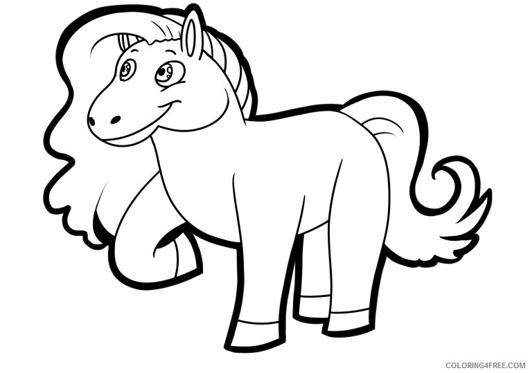 Horse Coloring Sheets Animal Coloring Pages Printable 2021 2395 Coloring4free