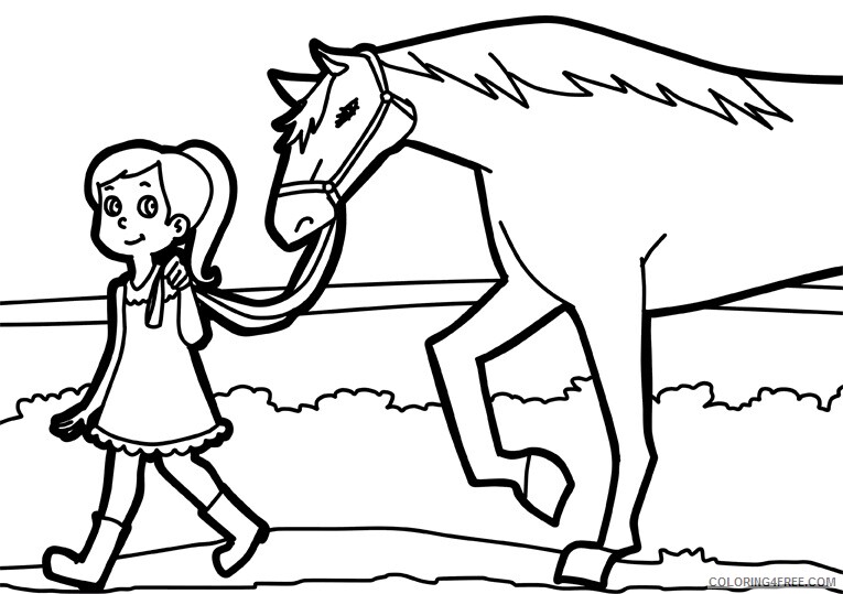 Horse Coloring Sheets Animal Coloring Pages Printable 2021 2398 Coloring4free