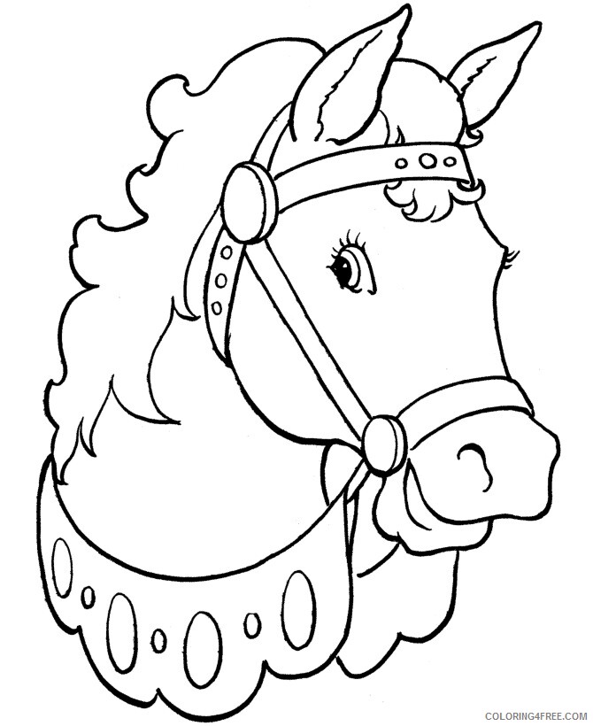 Horse Coloring Sheets Animal Coloring Pages Printable 2021 2404 Coloring4free