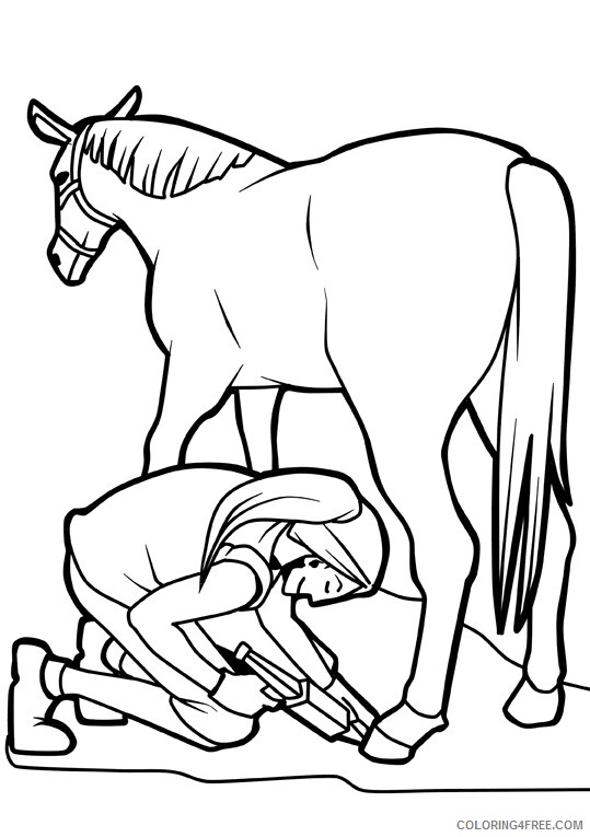 Horse Coloring Sheets Animal Coloring Pages Printable 2021 2408 Coloring4free