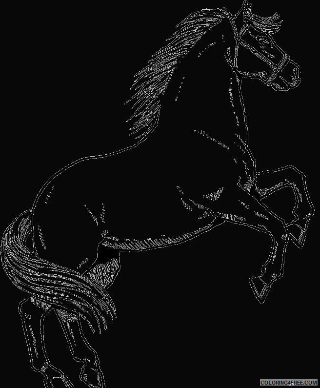 Horse Coloring Sheets Animal Coloring Pages Printable 2021 2409 Coloring4free