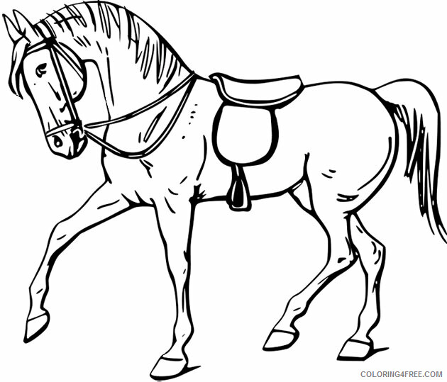 Horse Coloring Sheets Animal Coloring Pages Printable 2021 2410 Coloring4free