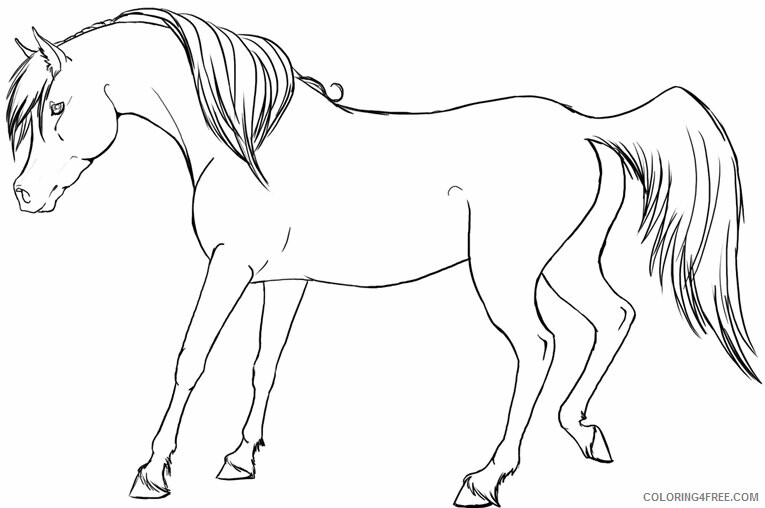 Horse Coloring Sheets Animal Coloring Pages Printable 2021 2421 Coloring4free