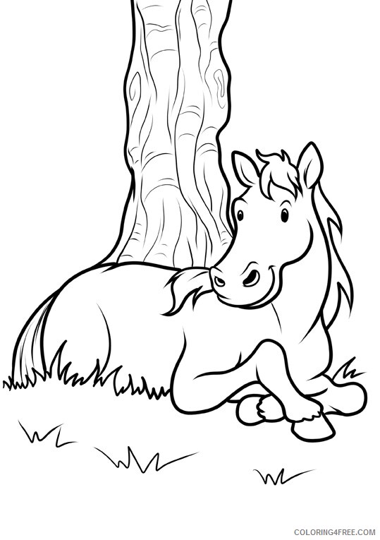 Horse Coloring Sheets Animal Coloring Pages Printable 2021 2424 Coloring4free