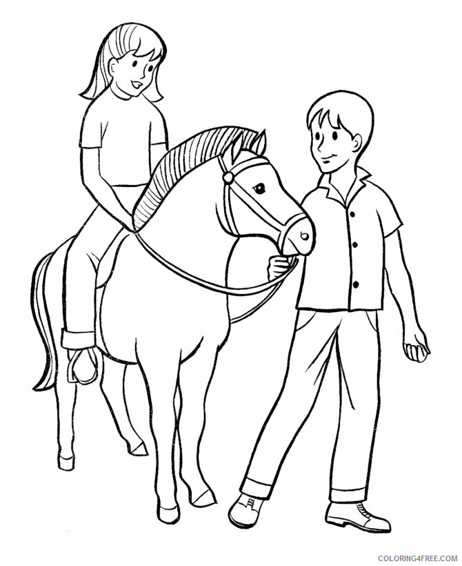 Horse Coloring Sheets Animal Coloring Pages Printable 2021 2428 Coloring4free