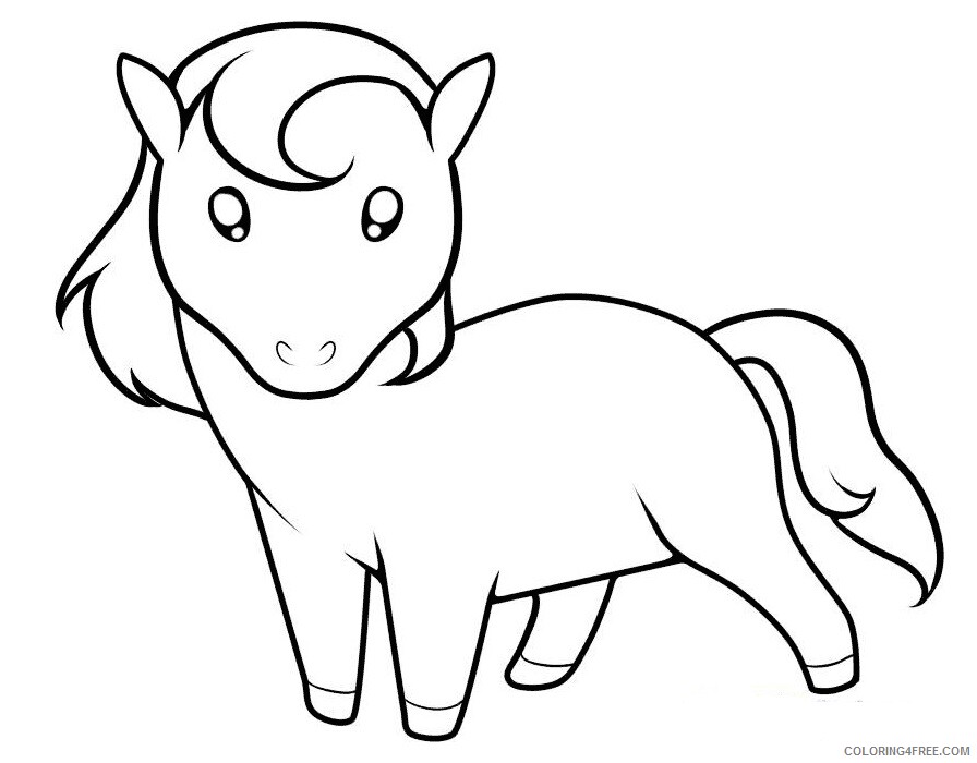 Horse Coloring Sheets Animal Coloring Pages Printable 2021 2430 Coloring4free