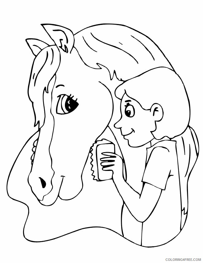 Horse Coloring Sheets Animal Coloring Pages Printable 2021 2432 Coloring4free