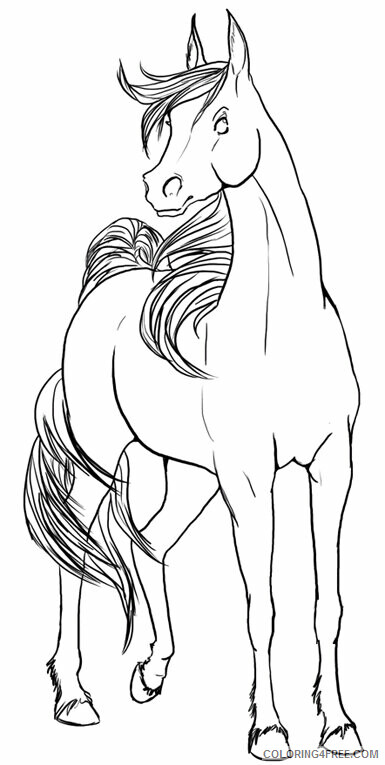 Horse Coloring Sheets Animal Coloring Pages Printable 2021 2438 Coloring4free