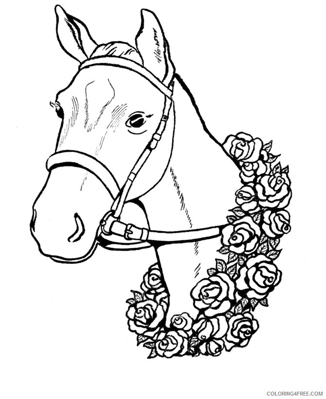 Horse Coloring Sheets Animal Coloring Pages Printable 2021 2443 Coloring4free