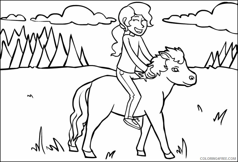 Horse Coloring Sheets Animal Coloring Pages Printable 2021 2449 Coloring4free