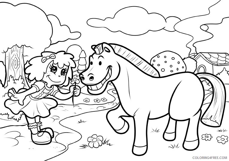Horse Coloring Sheets Animal Coloring Pages Printable 2021 2452 Coloring4free