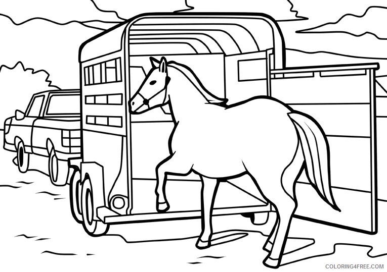 Horse Coloring Sheets Animal Coloring Pages Printable 2021 2453 Coloring4free