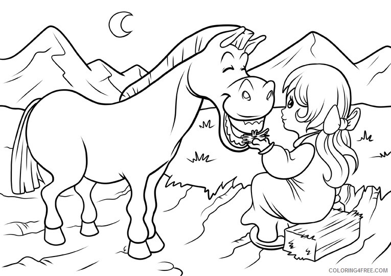Horse Coloring Sheets Animal Coloring Pages Printable 2021 2457 Coloring4free