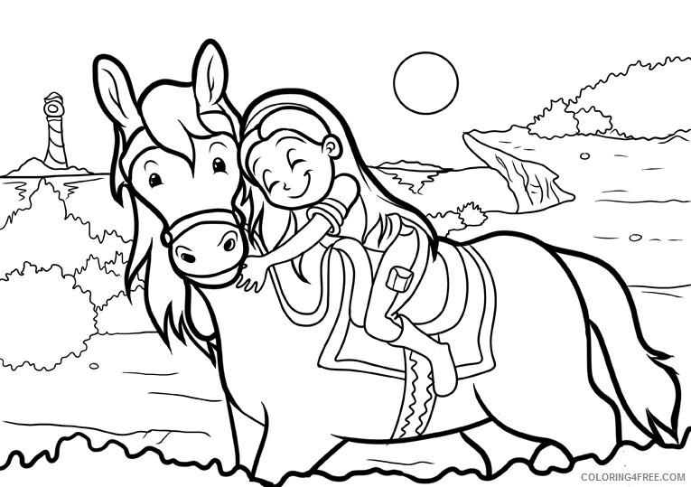 Horse Coloring Sheets Animal Coloring Pages Printable 2021 2459 Coloring4free