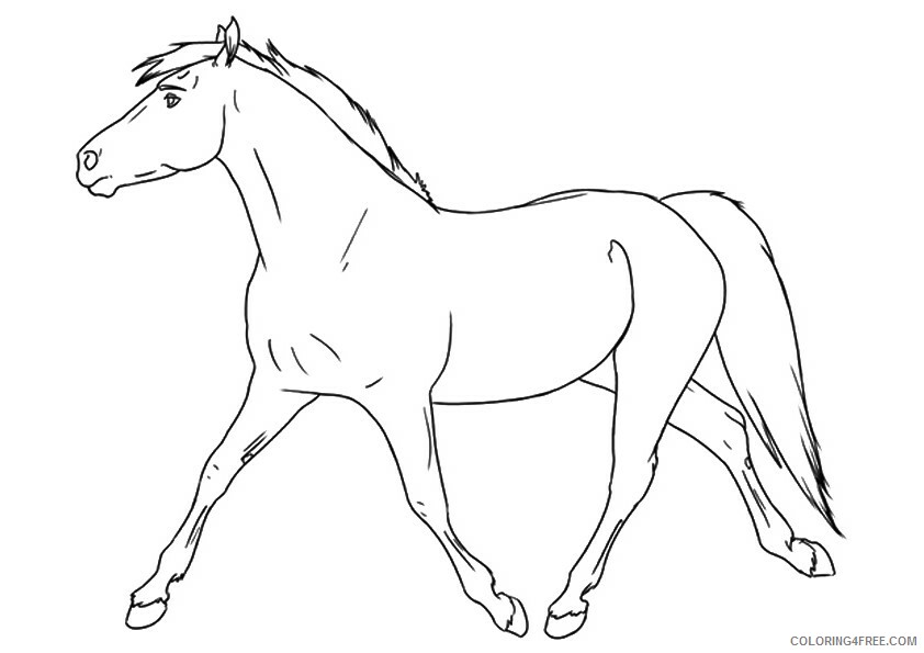Horse Coloring Sheets Animal Coloring Pages Printable 2021 2461 Coloring4free