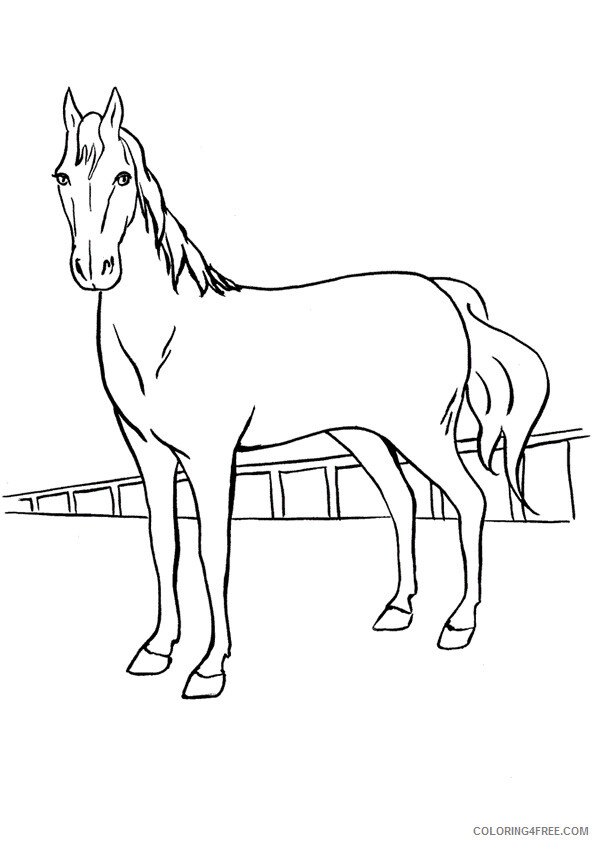 Horse Coloring Sheets Animal Coloring Pages Printable 2021 2462 Coloring4free