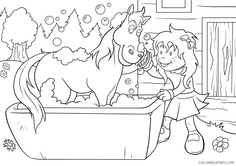 Horse Coloring Sheets Animal Coloring Pages Printable 2021 2463 Coloring4free