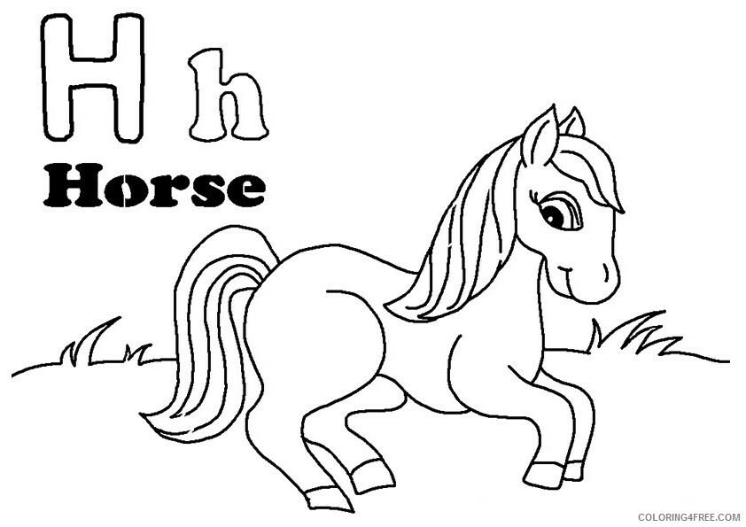 Horse Coloring Sheets Animal Coloring Pages Printable 2021 2467 Coloring4free