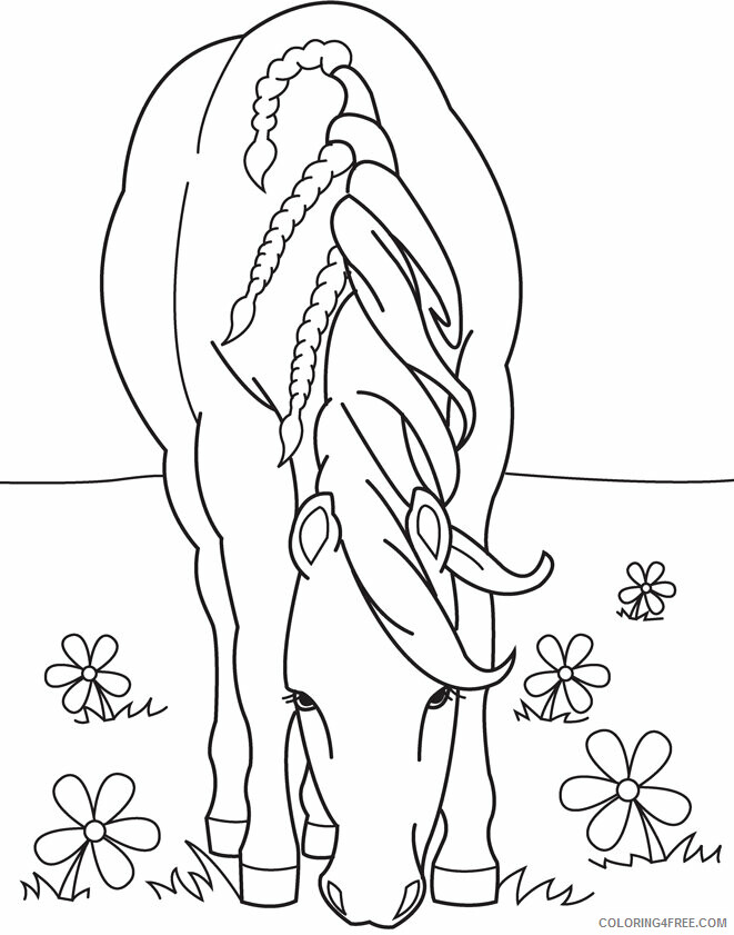 Horse Coloring Sheets Animal Coloring Pages Printable 2021 2471 Coloring4free