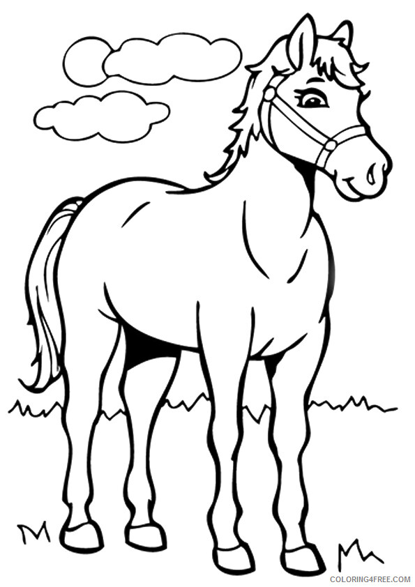 Horse Coloring Sheets Animal Coloring Pages Printable 2021 2480 Coloring4free