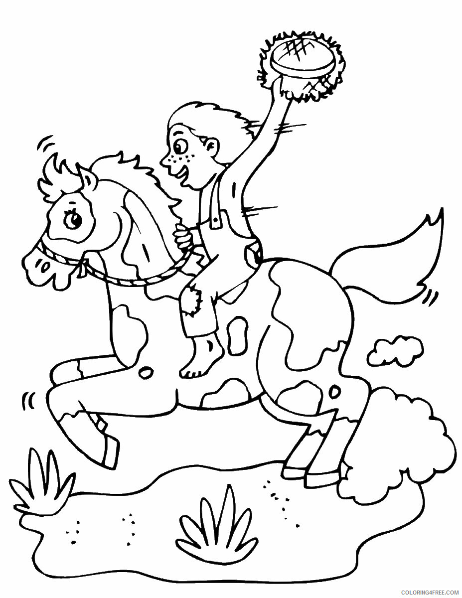 Horses Coloring Pages Animal Printable Sheets horses_cl_34 2021 2791 Coloring4free