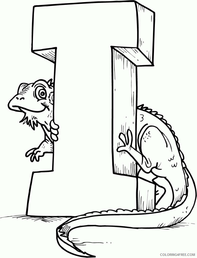 Iguana Coloring Sheets Animal Coloring Pages Printable 2021 2511 Coloring4free