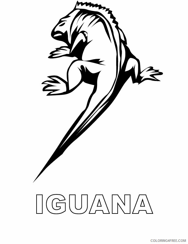 Iguana Coloring Sheets Animal Coloring Pages Printable 2021 2517 Coloring4free