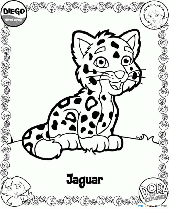 Jaguar Coloring Sheets Animal Coloring Pages Printable 2021 2564 Coloring4free