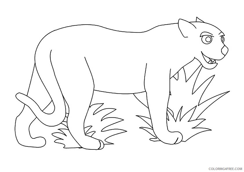 Jaguar Coloring Sheets Animal Coloring Pages Printable 2021 2574 Coloring4free
